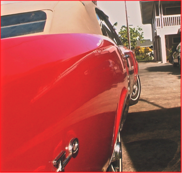 Dr. Willis's Red 1966 GTO - long term protection by MIRROR HARD Superglaze™ 